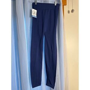 Active Club Leggings Women 2X/3X HM3106PKE Navy Blue Fleece Lined‎ NWT